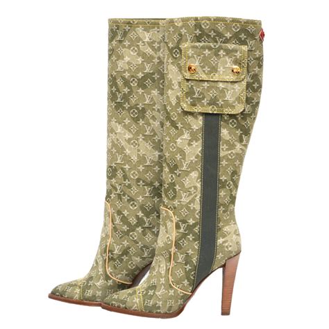 louis vuitton shoe boots|louis vuitton denim boots.